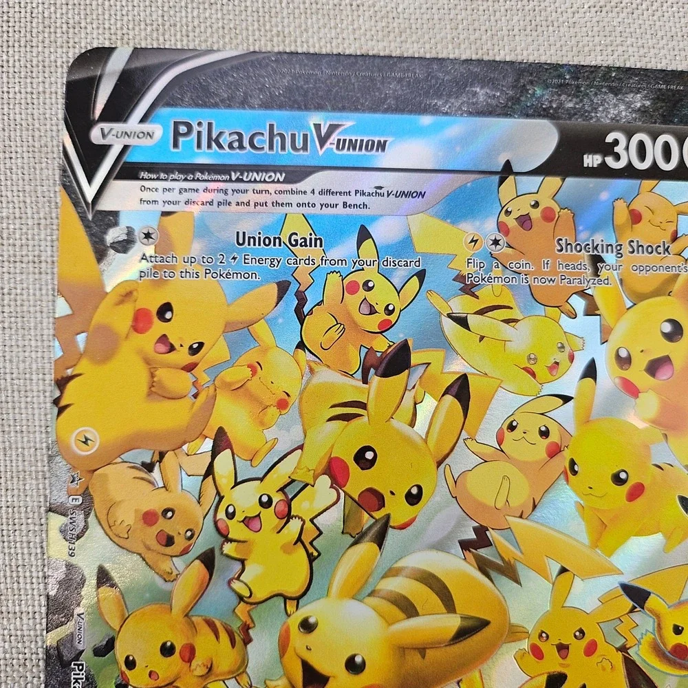 Pokemon Pikachu V-UNION Jumbo Card SWSH139-142 Star Promo Holo Rare 2021 (5